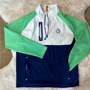 PETER MILLAR HALF-ZIP PULLOVER JACKET CROWN COLLECTION MEN’s Size MEDIUM
